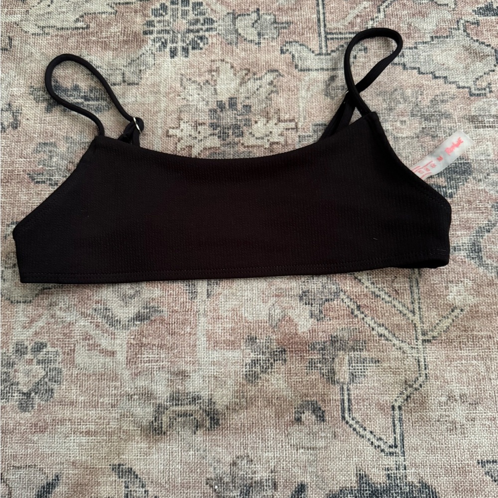 ROMWE Black Bikini Top